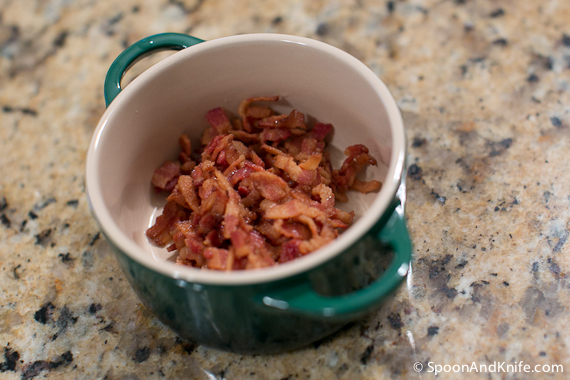 Set the bacon aside to use later