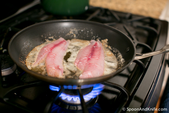 Vermilion Snapper in the pan