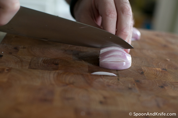 Cutting Shallots - Knife Techniques