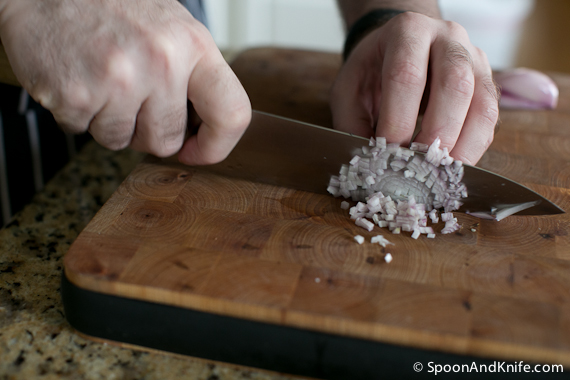 Cutting Shallots - Knife Techniques
