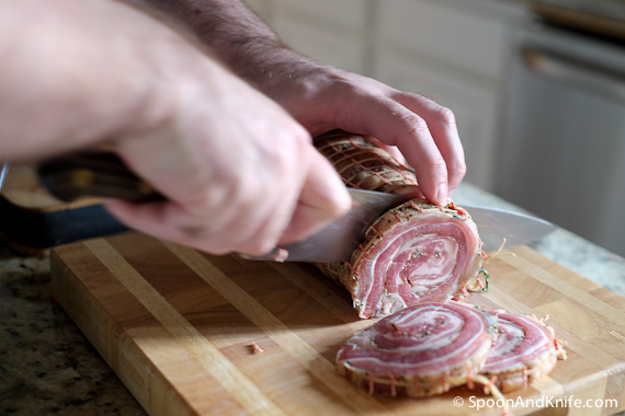 French Pig ventrèche roulée bacon