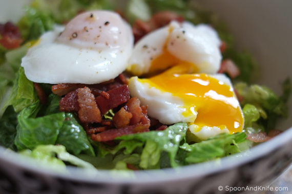 Poached Egg on Salad