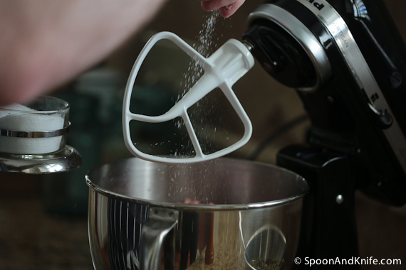 Adding salt to the gluten-free meatloaf recipe