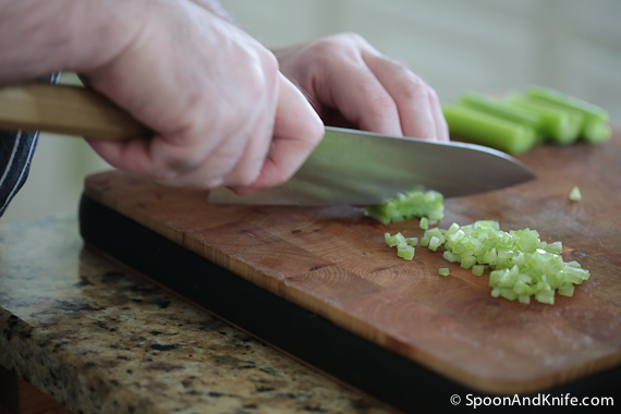 Finely Chopped Celery